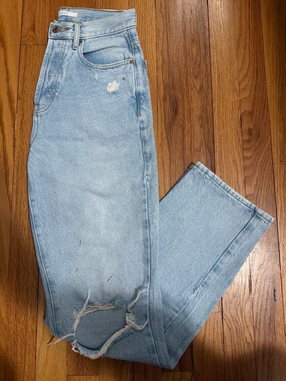 PacSun Light Blue Straight Leg Women's Jeans